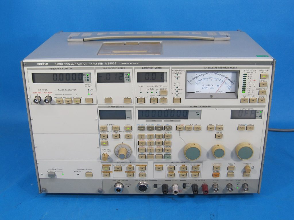 無線機テスタ MS555B/01,02,03 | 中古計測器、中古測定器の販売・買取 